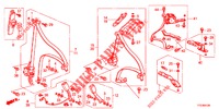 SEDILE ANTERIORE/CINTURE DI SICUREZZA  per Honda JAZZ HYBRID LUXURY HSH 5 Porte pieno automatica 2012