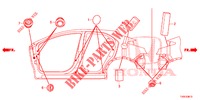 ANELLO DI TENUTA (LATERAL) per Honda CIVIC DIESEL 1.6 EXECUTIVE 5 Porte 6 velocità manuale 2014