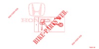 ARREDO CILINDRO CHIAVE (INTELLIGENT) per Honda CIVIC DIESEL 1.6 EXECUTIVE 5 Porte 6 velocità manuale 2014