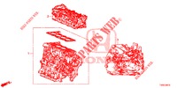 ARREDO DI MONT. MOTORE/ASS. TRASMISSIONE (DIESEL) per Honda CIVIC DIESEL 1.6 EXECUTIVE 5 Porte 6 velocità manuale 2014