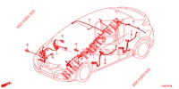 BARDATURA FILO (4) (LH) per Honda CIVIC DIESEL 1.6 EXECUTIVE 5 Porte 6 velocità manuale 2014