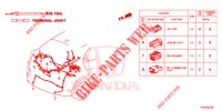 CONNETTORE ELETTRICO (ARRIERE) per Honda CIVIC DIESEL 1.6 EXECUTIVE 5 Porte 6 velocità manuale 2014