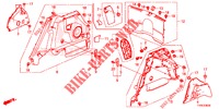 FODERAMENTO LATO BAULE  per Honda CIVIC DIESEL 1.6 EXECUTIVE 5 Porte 6 velocità manuale 2014