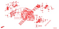 MONTATORI MOTORE (DIESEL) per Honda CIVIC DIESEL 1.6 EXECUTIVE 5 Porte 6 velocità manuale 2014