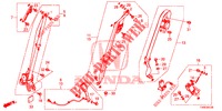 SEDILE ANTERIORE/CINTURE DI SICUREZZA  per Honda CIVIC DIESEL 1.6 EXECUTIVE 5 Porte 6 velocità manuale 2014