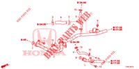 TUBO ACQUA/CONDOTTO RISCALDATORE (DIESEL) per Honda CIVIC DIESEL 1.6 EXECUTIVE 5 Porte 6 velocità manuale 2014