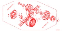 ALTERNATORE (DENSO) (DIESEL) per Honda CIVIC DIESEL 1.6 LIFSTYLE 5 Porte 6 velocità manuale 2014