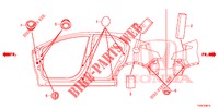ANELLO DI TENUTA (LATERAL) per Honda CIVIC DIESEL 1.6 LIFSTYLE 5 Porte 6 velocità manuale 2014