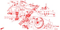 CILINDRO MAESTRO FRENO/ALIMENTO MAESTRO (DIESEL) (LH) per Honda CIVIC DIESEL 1.6 LIFSTYLE 5 Porte 6 velocità manuale 2014