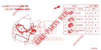 CONNETTORE ELETTRICO (ARRIERE) per Honda CIVIC DIESEL 1.6 LIFSTYLE 5 Porte 6 velocità manuale 2014