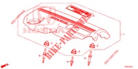 COPERTURA MOTORE (DIESEL) per Honda CIVIC DIESEL 1.6 LIFSTYLE 5 Porte 6 velocità manuale 2014