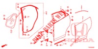 PANNELLI PORTIERE POST.(4D)  per Honda CIVIC DIESEL 1.6 LIFSTYLE 5 Porte 6 velocità manuale 2014