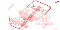 PARAVENTO ANTERIORE/ PARAVENTO POSTERIORE  per Honda CIVIC DIESEL 1.6 LIFSTYLE 5 Porte 6 velocità manuale 2014