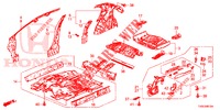 PAVIMENTO/PANNELLI INTERNI  per Honda CIVIC DIESEL 1.6 LIFSTYLE 5 Porte 6 velocità manuale 2014