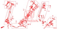 SEDILE ANTERIORE/CINTURE DI SICUREZZA  per Honda CIVIC DIESEL 1.6 LIFSTYLE 5 Porte 6 velocità manuale 2014