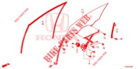 SPORTELLI PORTIERE ANT./REGOLATORE  per Honda CIVIC DIESEL 1.6 LIFSTYLE 5 Porte 6 velocità manuale 2014