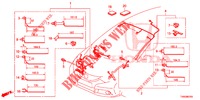 BARDATURA FILO (4) (LH) per Honda CIVIC DIESEL 1.6 S 5 Porte 6 velocità manuale 2015