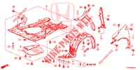 PARAFANGHI ANTERIORI  per Honda CIVIC DIESEL 1.6 S 5 Porte 6 velocità manuale 2015