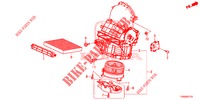 SOFFIATORE RISCALDATORE (LH) per Honda CIVIC DIESEL 1.6 S 5 Porte 6 velocità manuale 2015