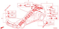 BARDATURA FILO (5) per Honda CIVIC DIESEL 1.6 S EURO 6 5 Porte 6 velocità manuale 2015