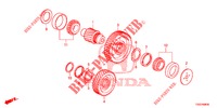     ARBRE DE SORTIE (1,0 L) per Honda CIVIC 1.0 MID 5 Porte pieno automatica 2018