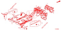 STOINO PAVIMENTO/ISOLATORE  per Honda CIVIC 1.5 PRESTIGE 5 Porte 6 velocità manuale 2018