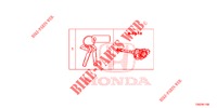 ARREDO CILINDRO CHIAVE (INTELLIGENT) per Honda CIVIC 1.5 SPORT NAVI 5 Porte 6 velocità manuale 2018