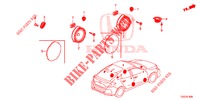 ANTENNA/ALTOPARLANTE  per Honda CIVIC 1.5 SPORT NAVI 5 Porte pieno automatica 2018