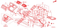 ABBELLIMENTO STRUMENTI (COTE DE PASSAGER) (LH) per Honda CIVIC DIESEL 2.2 EXCLUSIVE 5 Porte 6 velocità manuale 2013