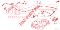 ANTENNA/ALTOPARLANTE (LH) per Honda CIVIC DIESEL 2.2 EXCLUSIVE 5 Porte 6 velocità manuale 2013