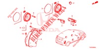ANTENNA/ALTOPARLANTE  per Honda CIVIC DIESEL 2.2 EXCLUSIVE 5 Porte 6 velocità manuale 2013