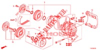 ARIA CONDIZIONATA (COMPRESSEUR) (DIESEL) (2.2L) per Honda CIVIC DIESEL 2.2 EXCLUSIVE 5 Porte 6 velocità manuale 2013