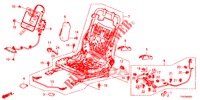 COMP. SEDILE ANT. (D.) (SIEGE REGLAGE MANUEL) per Honda CIVIC DIESEL 2.2 EXCLUSIVE 5 Porte 6 velocità manuale 2013