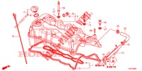 COPERTURA TESTA CILINDRO (DIESEL) (2.2L) per Honda CIVIC DIESEL 2.2 EXCLUSIVE 5 Porte 6 velocità manuale 2013