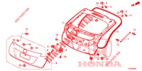 PANNELLO PORTELLONE(2D)  per Honda CIVIC DIESEL 2.2 EXCLUSIVE 5 Porte 6 velocità manuale 2013