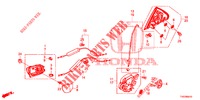 SERRATURE PORTIERE POST./MANIGLIA ESTERNA  per Honda CIVIC DIESEL 2.2 EXCLUSIVE 5 Porte 6 velocità manuale 2013