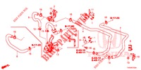 TUBO ACQUA/CONDOTTO RISCALDATORE (DIESEL) (LH) per Honda CIVIC DIESEL 2.2 EXCLUSIVE 5 Porte 6 velocità manuale 2013