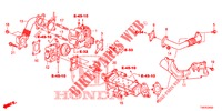 VALVOLA EGR (DIESEL) (2.2L) per Honda CIVIC DIESEL 2.2 EXCLUSIVE 5 Porte 6 velocità manuale 2013