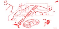ANTENNA/ALTOPARLANTE (LH) per Honda CIVIC DIESEL 1.6 ENTRY 5 Porte 9 velocità automatico 2018