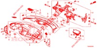 PANNELLO STRUMENTI (LH) per Honda CIVIC DIESEL 1.6 TOP 5 Porte 9 velocità automatico 2018