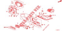 ABBELLIMENTO STRUMENTI (COTE DE CONDUCTEUR) (RH) per Honda ACCORD 2.0 EX 4 Porte 5 velocità automatico 2012