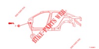 ANELLO DI TENUTA (LATERAL) per Honda ACCORD 2.0 EX 4 Porte 5 velocità automatico 2012