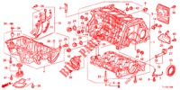 BLOCCO CILINDRO/SCODELLO OLIO (2.0L) per Honda ACCORD 2.0 EX 4 Porte 5 velocità automatico 2012