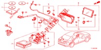 CABLAGGIO NAVI  per Honda ACCORD 2.0 EX 4 Porte 5 velocità automatico 2012