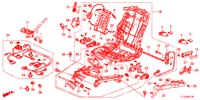 COMP. SEDILE ANT. (G.) (SIEGE ENTIEREMENT MOTORISE) (2) per Honda ACCORD 2.0 EX 4 Porte 5 velocità automatico 2012