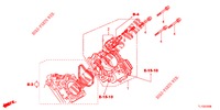 CORPO VALVOLA IMMISSIONE (2.0L) per Honda ACCORD 2.0 EX 4 Porte 5 velocità automatico 2012