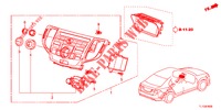 MODULO CENTRO (NAVIGATION) per Honda ACCORD 2.0 EX 4 Porte 5 velocità automatico 2012
