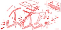 PANNELLI ESTERNI/PANNELLO POSTERIORE  per Honda ACCORD 2.0 EX 4 Porte 5 velocità automatico 2012