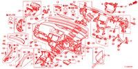 PANNELLO STRUMENTI (RH) per Honda ACCORD 2.0 EX 4 Porte 5 velocità automatico 2012