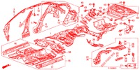 PAVIMENTO/PANNELLI INTERNI  per Honda ACCORD 2.0 EX 4 Porte 5 velocità automatico 2012